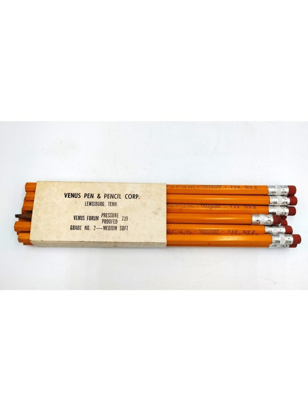 Vintage Venus Forum 739 No.2 Pressure Proofed Pencil Set 11 Unused w/ Sleeve